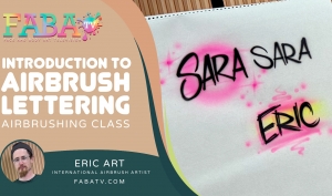 Introduction to Lettering - airbrush class